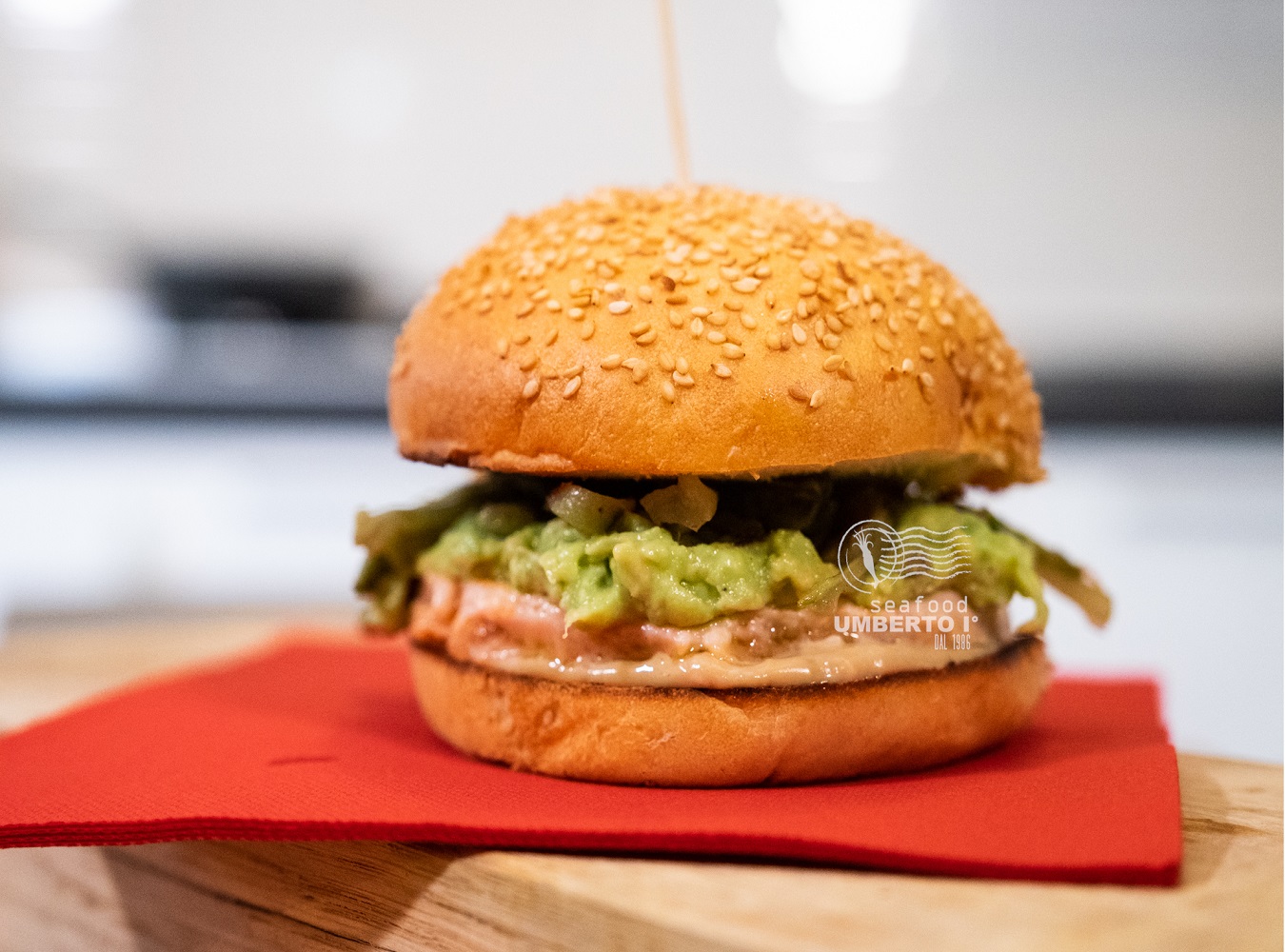 Ricetta 4YOU : Burger di Salmone con Puntarelle ripassate